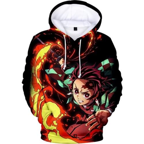2021 New 3D Print Demon Slayer Kamado Nezuko Hoodies Men Women Sweatshirts Sportswear Hoodie Fashion kids Sweatshirt pullover
