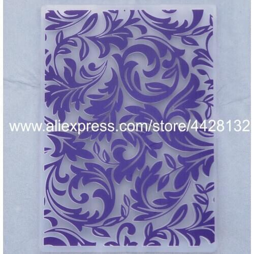 Leaves Plastic Embossing Folder For Scrapbook DIY Album Card Tool Plastic Template 10.4x14.6cm 9081654