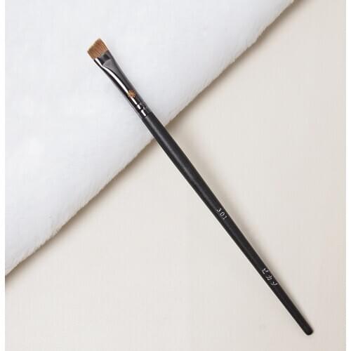 Professional Eyebrow Makeup Brush #301 Animal Weasel Hair Angled Eye Brow Powder Brush Cosmetic Tool