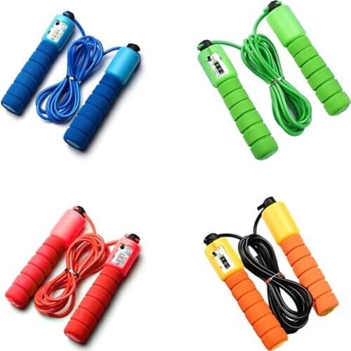 Professional counting rope Jump Skip Ropes with Counter Sports Fitness Adjustable Fast Speed Lose Weight rope Workout Equipments