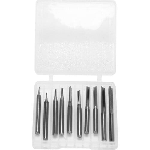 2 Flute Straight Milling Cutter 3.175 Shank End Mill for Hardwood Acrylic MDF PVC Engraving Bit Carbide CNC Router Bit