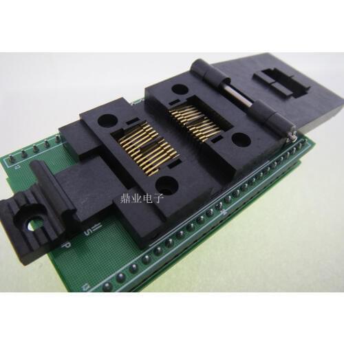 Clamshell IC51-0242-295-5 SSOP24/DIP YAMAICHI spacing 1mm IC Burning seat Adapter testing seat Test Socket test bench in stock