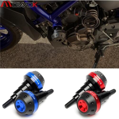 Motorcycle CNC Frame Sliders Crash Pad Falling Protector Guard For Yamaha MT09 MT 09 2015-2020 engine protection Sliders cover