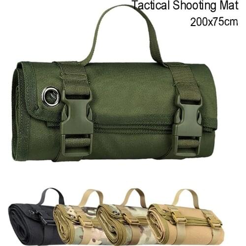 Tactical Shooting Mat Lightweight Roll Up Camping Equipment Mat Non-slip Gun Hunting Pad Waterproof Picnic Blanket Outdoor 1000D