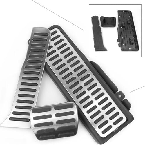 Stainless Steel AT Brake Fuel Rest Pedal For LHD Volkswagen 2012 2013 2014 2015 2016 2017Jetta MK6