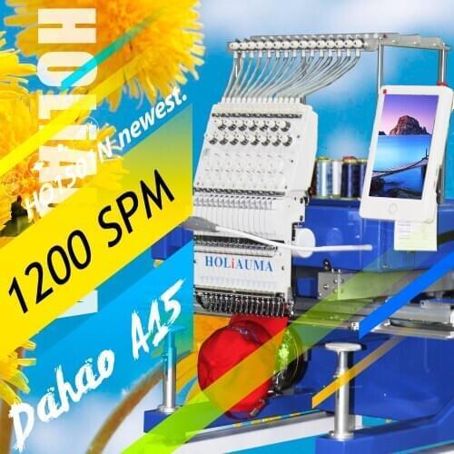 10 Years Service!!!2020 New Barudan Computerized Embroidery Machine Prices 1 Head Embroidery Machine Computerized DAHAO A15