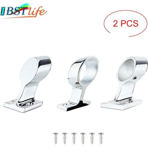 2PCS/Lot 316 Stainless Steel Boat Hand Rail Fitting Marine Railing Support Bracket Tube Stanchion Hardware Yacht Accessories