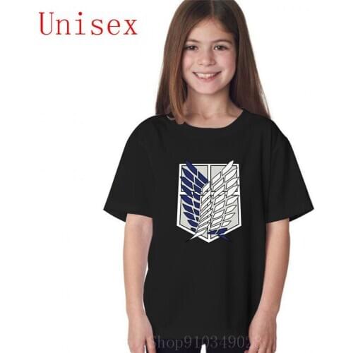 Attack on titan thanos Children T shirt casual short sleeve Kid 100% cotton t-shirts Boy clothes Girl clothes teen girls