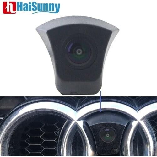 Vehicle Front View Camera For Audi Q5 Q3 Q7 A6 C7 S3 S4 S5 S6 S7 TTS A4 A5 A1 A3 A7 A8 Night Vision Fisheye Lens Waterproof HD