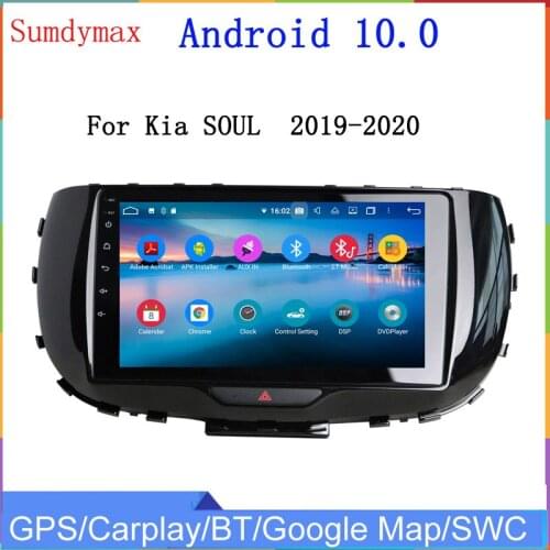 Rockchip PX5 Cortex A53 car multimedia gps player for KIA soul 2019 2020 android 10 car audio stereo gps navi head unit