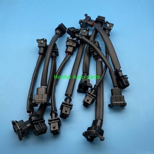 Free shipping 2/5/10/20/50/100 pcs/lots Obd2 to Obd1 Fuel Injector Conversion Harness for Honda Civic Integra RC Ev1
