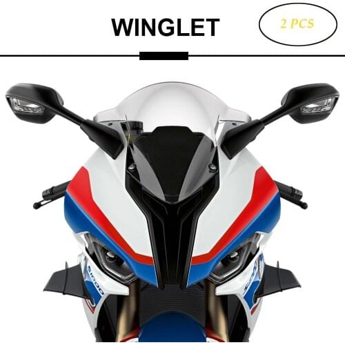 For DUCATI Panigale V4S V4R V4 For BMW S1000RR S 1000 RR HP4 2019 2020 2021 Winglet Aerodynamic Wing Kit Spoiler Carbon Fiber