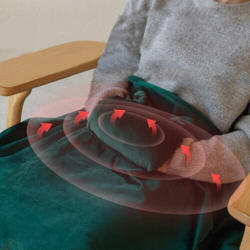 USB Electric Heated Blanket Cozy Soft Fleece Fast Heating Blanket for Sofa Bed Travel