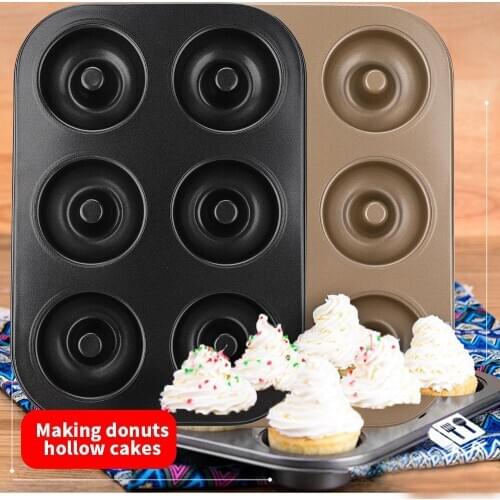 Carbon Steel Cake Mold Fondant Kitchen Eco-Friendly Fondant Molds Donut Baking Tray Cake Bakeware Sugarcraft Practical