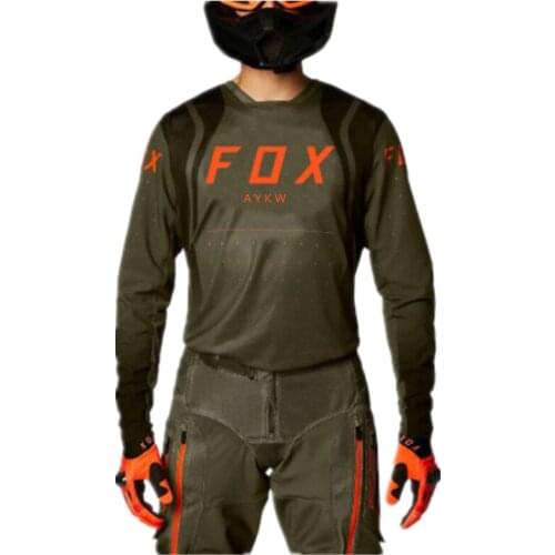 2021 Summer Mountain Bike Cross-Country Motorcycle Jersey Fox Mtb Maillot DH Downhill Jersey Mens Cycling Jersey Shirt