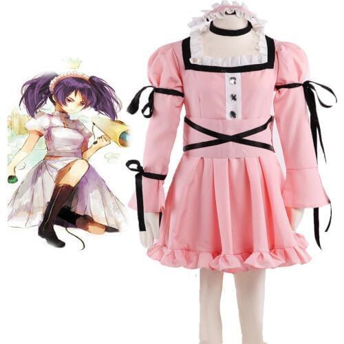 High-Q Unisex Anime Mirai Nikki Future Diary Uryuu Minene Cosplay Costumes Sets Suit Dress