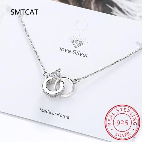 Trendy Top Quality Heart Double Circle Geometric Charm Bracelet for Women Zircon Bracelet pulseira feminina Valentines Day Gift