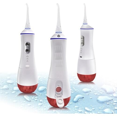 Portable Oral Irrigator Cordless Water Flosser USB Rechargeable Irrigators 4 Jets Massage Teeth Cleaner Irrigation Dental Floss