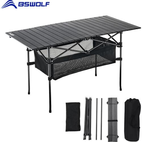 Folding Camping Table Outdoor Portable Table Aluminum alloy Picnic Table BBQ Desk Garden Kitchen Table for Hiking Travel