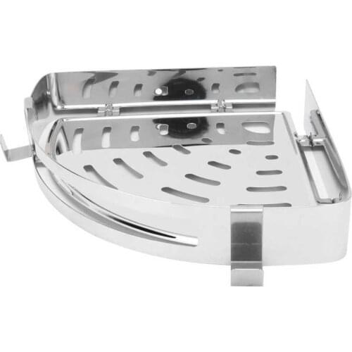 Bathroom Shelf Corner Shelf 304 Stainless Steel Shower Organizer Wall Mounted Rack Bathroom Shower Accessories for Toilet Dorm