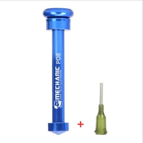 MECHANIC Universal Booster Aluminum Alloy Push Rod Needle Barrel Type Solder Flux Solder Paste Solder Paste Accessories Putter