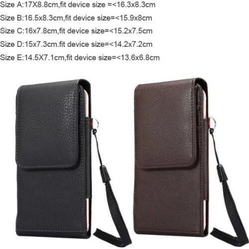 Verticial Rotary Man Belt Clip Strap Leather Mobile Phone Case Card Pouch For Samsung Galaxy A3 (2017),A5 (2017),MEIZU M5S M5XE