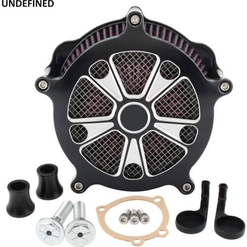 Motorcycle Air Filter CNC Cut Air Filters Intake Air Cleaner Kits For Harley Sportster Iron 883 XL883 XL1200 48 72 1991-2019
