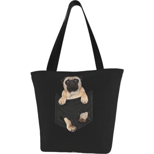 3D Animal Dog Prints Ladies Handbags Tote Shopping Ladies Shoulder Bags Beach Bags