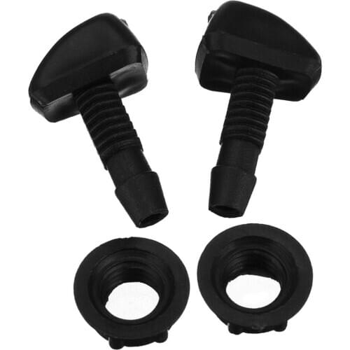 2Pcs Front Windshield Wiper Water Spray Jet Washer Nozzle Practical Universal