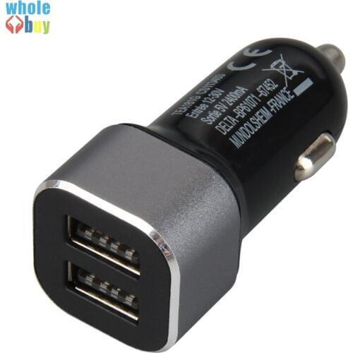 200pcs/lot Universal Port Travel Car Charger Adapter For iPhone 5 S 6 Samsung S4 S5 Note 4 Smart Mobile Phone