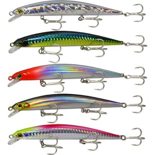 5pcs/outdoor Winter fishing Bionic lifelike hard bait11.5cm/11g Artificial3D eyes swing crank shake sinkLaser Japan Fishing gear