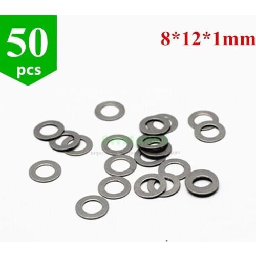 50pcs 8mm flat washer precise shims 8x12x1mm for OpenBuilds 8mm Metric Acme Lead Screw