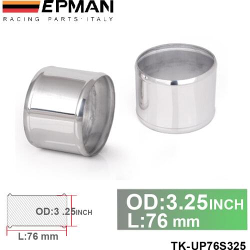 3.25" OD X 3" LONG ALUMINUM RACING INTAKE/TURBO INTERCOOLER PIPING/HOSE JOINER PIPE For VW EP-UP76S325