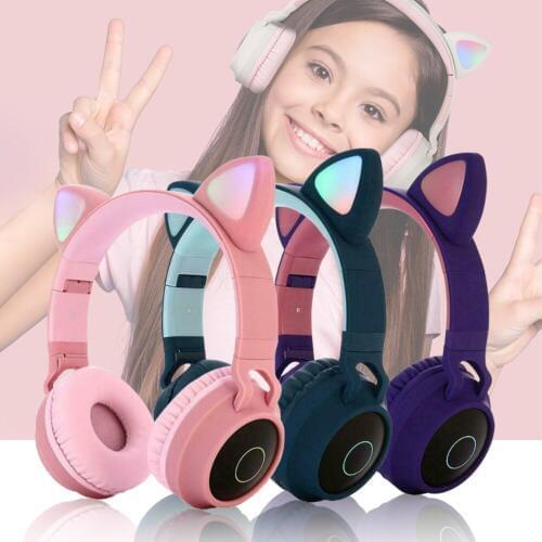 Bluetooth Headphones HiFi Headset LCD Wireless Headset With Microphone Fold Headset Audio Adjustable Game Earphones For PC phone