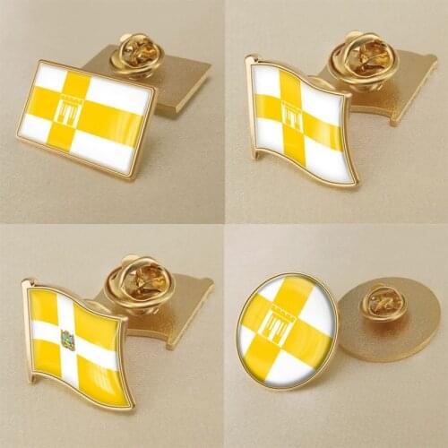 Stavropol/Stavropol Krai Flag Lapel Pins/Broochs/Badges