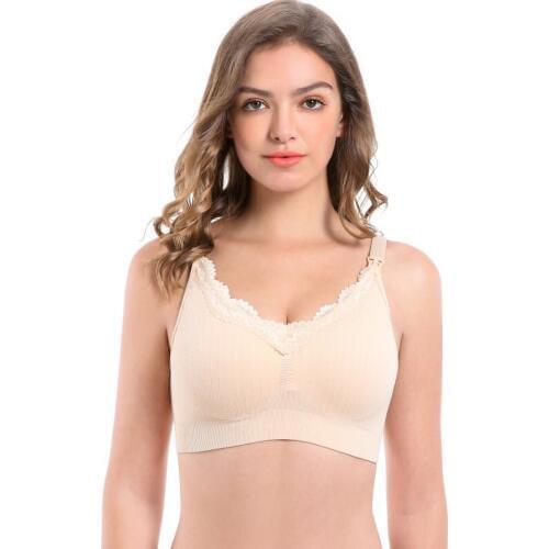 Wire free bra Plus Maternity Nursing Bra Breastfeeding Bras Pregnant women Quick Release Bra Soutien gorge allaitement