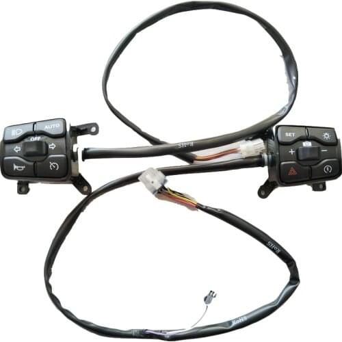 Electric Motorcycle Original Matching Left and Right Combination Switch Assembly Key for Super Soco Cu