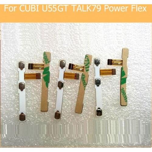 100% Genuine switch on off Power Volume button Flex cable For Cubi U55GT TALK79 conductive flex with sticker replacement parts