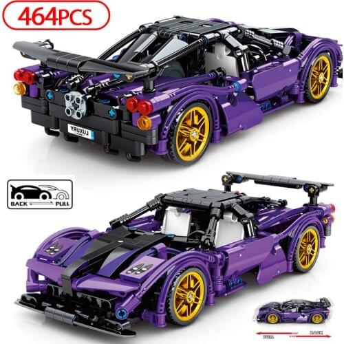 City Technical Drift Racing Car Classical Building Blocks Mechanical Sports Vehicle Supercar MOC Bricks Toys For Children Gifts