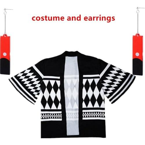 Anime Tokyo Revengers Tokyo Manji Gang Tee Short Sleeve Hoodies Shorts Manjiro Sano Cosplay necklace and earrings Uniform