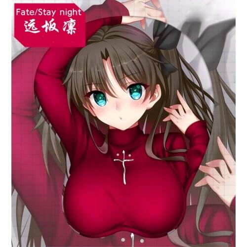 Fate/stay night Anime Tohsaka Rin 3D Mouse Pad Wrist Mat Cosplay Accessories Collection Home Decor for Women Girl 1pcs