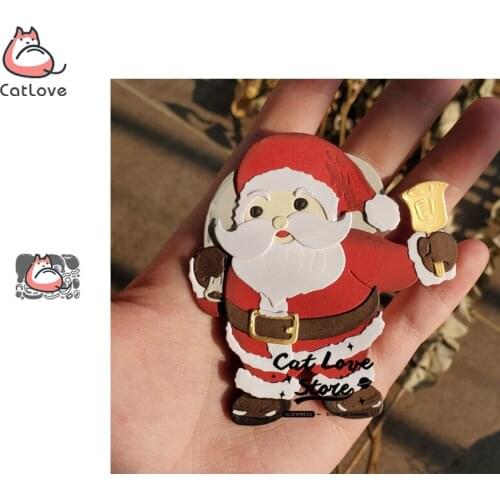 Santa Claus Christmas Metal Cutting Dies Scrapbooking Stencil Die Cuts Card Making Decorative Craft Embossing New Dies For 2019