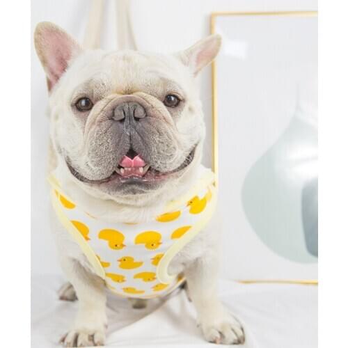 Cute Duck Dog Clothes Summer French Bulldog Clothing Poodle Schnauzer Pug Clothes Shirt Vest Pet Apparel Costume Outfit Dropship