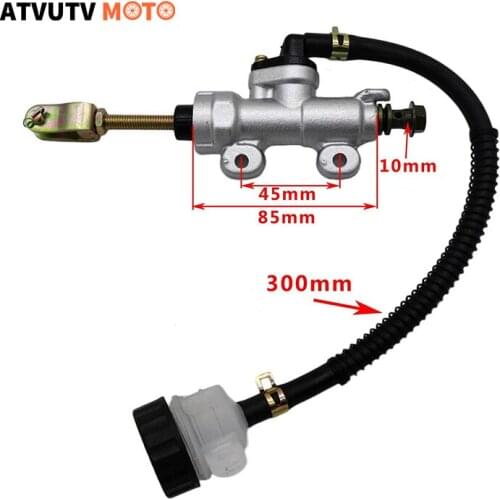 Rear Brake Master Cylinder Reservoir Compatible For 50cc 70cc 110cc 125cc Roketa Taotao ATV Dirt Pit Bike Honda CBR250 400 CB400