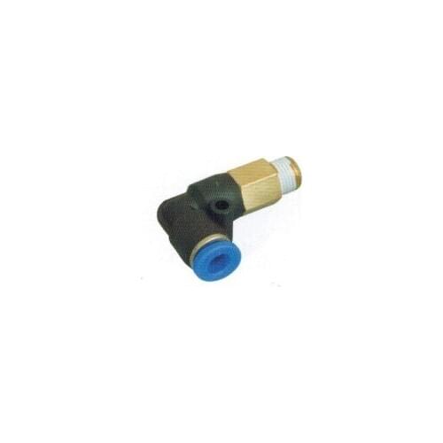 Extended Elbow Push In Fitting Tube OD 6mm 1/4" BSPT One Touch Quick Release SNS pneumatic one touch connector SPLL6-02