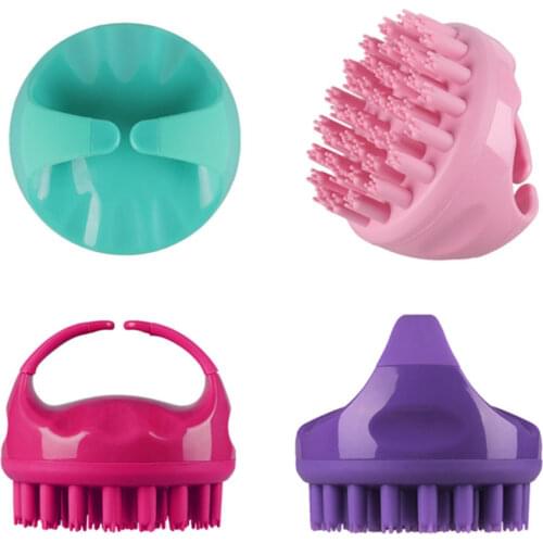 Silicone Shampoo Brush, Cleaning Comb, Wet And Dry Childrens Bath Brush, Scalp Massager, Soft Silicone Rubber Brush, Hair Clean
