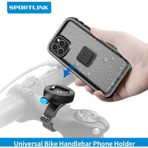 Support Telephone Moto Bike Phone Holder Bicycle Motorcycle Aluminum With Phone Ring Holder Quick Mount Stand Handlebar Bracket