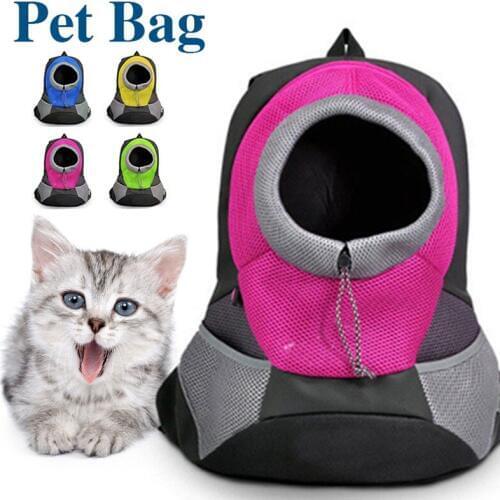 Outdoor Pet Bag Pet Carrier Dog Cat Nylon Mesh Bag Breathable Backpack Portable Travel Backpack for Puppy Cat Dog Small Animal