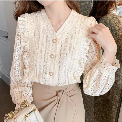 WISHER&TONG Lace Blouses