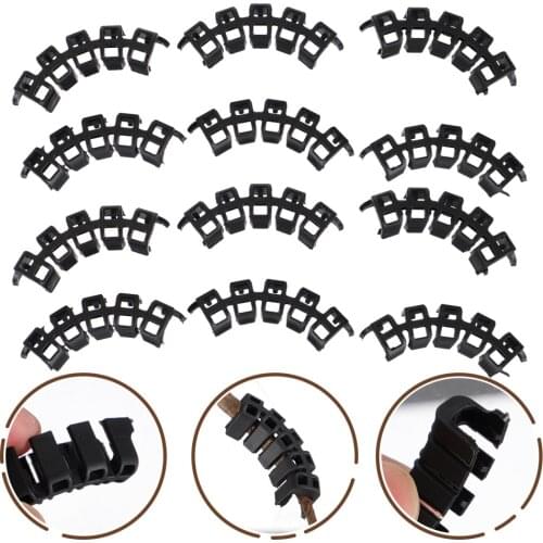 100Pcs Practical Tomato Fixing Clips Holder Plant Vegetables Benders Seedling Reinforcing Clips Prevent Bending Support Clamp